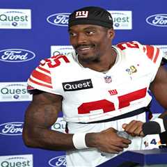 The somewhat awkward position battle unfolding at Giants camp: ‘On each other’s ass’