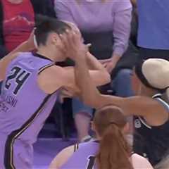 DiJonai Carrington face smack, eye slap has WNBA fans fuming days after Sophie Cunningham foul..