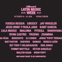 Maluma, Quevedo, Bebeshito & More Set for Billboard Latin Music Week 2026