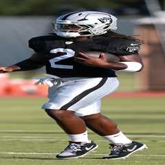 Raiders RB Ashton Jeanty suffers leg injury, helped off field as stunned team looks on