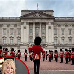 Dolly Parton Honored by Royal Family Playing '9 to 5' Outside Buckingham Palace