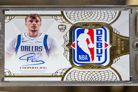 Mavericks place massive bounty to secure Cooper Flagg’s one-of-a-kind Topps NBA Debut Patch card