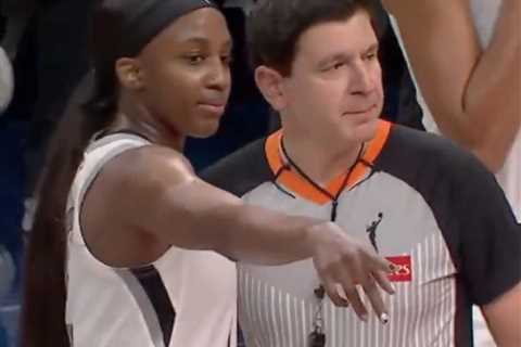 Fan leaves WNBA game in bizarre scene as broadcasters laud ‘consequences’