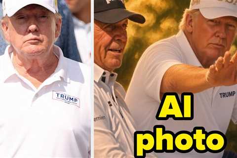 People Found The Real Photo Trump’s AI Image Was Based On, And It's Soooo Embarrassing