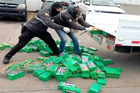 Cocaine shipment plastered with stickers of Norwegain soccer star Erling Haaland sezied in Ecuador