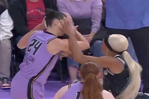 DiJonai Carrington face smack, eye slap has WNBA fans fuming days after Sophie Cunningham foul..