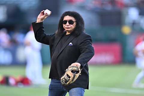 LA Angels troll Jayden Daniels with KISS star Gene Simmons’ extra first pitches
