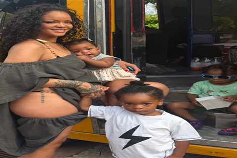 You Ask, We Answer! Rihanna Wore Vintage 1984 Comme des Garçons Gray Cover Up Dess in Barbados With ..