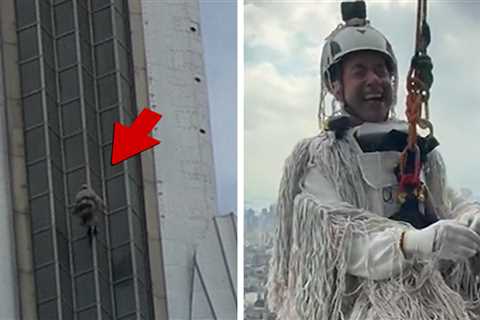 'Impractical Jokers' Mop Outside of Empire State Building in Biggest Stunt Yet