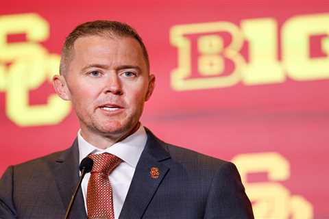 USC football coach Lincoln Riley would ‘certainly look at’ adding NFL players