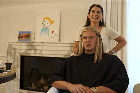 Erling Haaland cuts off signature hair before Manchester City opener — leaving his girlfriend in..