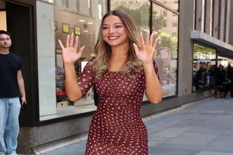 Madelyn Cline Shines in $1,290 Stella McCartney Polka Dot Look to Talk Outer Banks at the Today Show