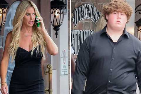 Kim Zolciak Takes Son Kash Out to Dinner As Kroy Jr. Remains Locked Up