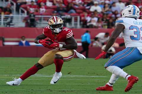 49ers roster cut veteran running back days before 53-man roster cuts