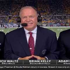 Brian Kelly will ‘have to get better’ after CBS Sports debut mocked