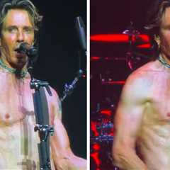 Rick Springfield Still Jacked at 77, Goes Shirtless at Vegas Show!