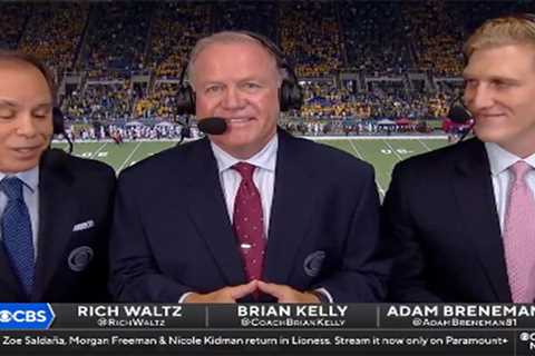 Brian Kelly will ‘have to get better’ after CBS Sports debut mocked