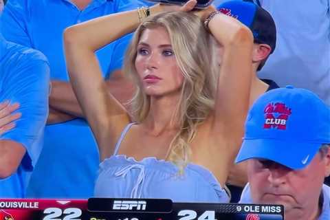 Ole Miss fan goes viral during tense moment in nail-biting win