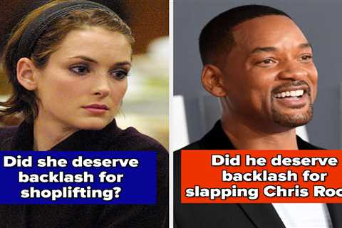 I'm Giving You 15 Controversial Celebrity Moments From The Past—You Decide Whether They Deserved..