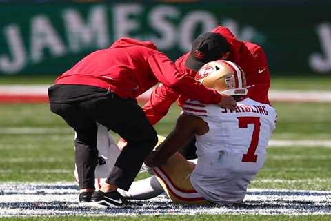 De’Zhaun Stribling carted to 49ers locker room vs. Rams with injury