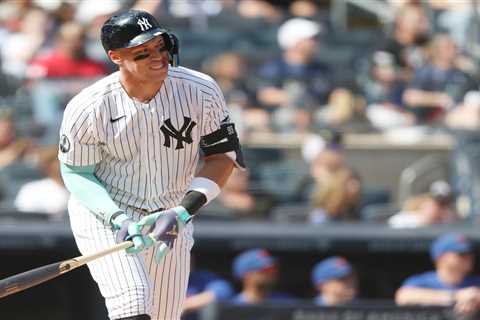Aaron Judge plays second straight game for Yankees but has potential offday looming