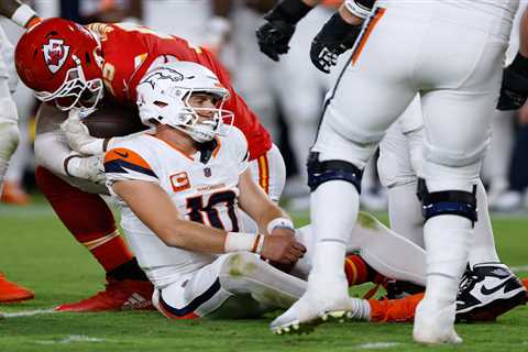 Bo Nix was absolutely awful in injury return in Broncos’ blowout ‘MNF’ loss