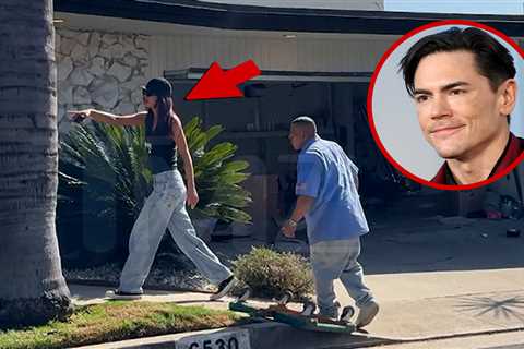 Victoria Lee Robinson Moves Boxes Out of Ex Tom Sandoval's House