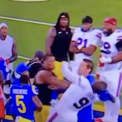 Bradley Chubb’s wife rubs salt in Rams wound after postgame fight, Bills win